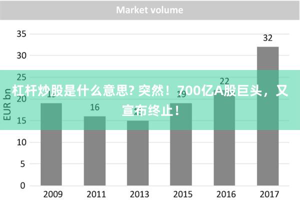 杠杆炒股是什么意思? 突然！700亿A股巨头，又宣布终止