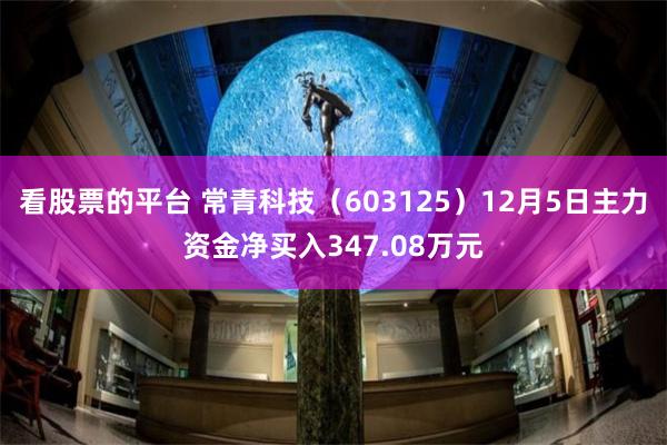 看股票的平台 常青科技（603125）12月5日主力资金净买入347.08万元