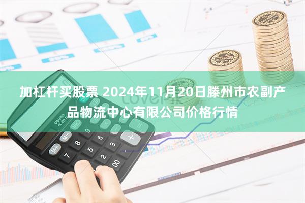 加杠杆买股票 2024年11月20日滕州市农副产品物流中心有