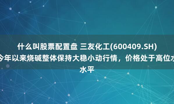 什么叫股票配置盘 三友化工(600409.SH)：今年以来烧碱整体保持大稳小动行情，价格处于高位水平