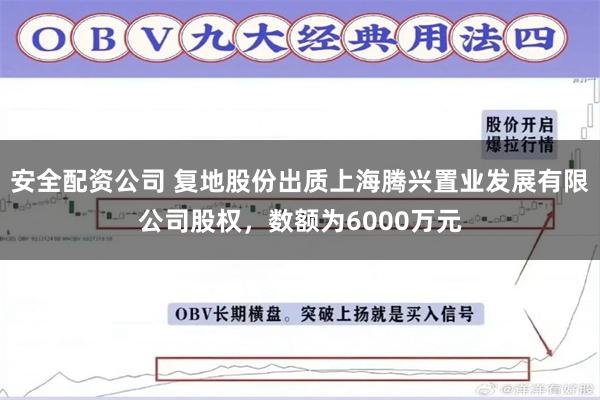 安全配资公司 复地股份出质上海腾兴置业发展有限公司股权，数额为6000万元